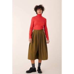 NEW PRAIRIE UNDERGROUND turtleneck core layer top in lipstick